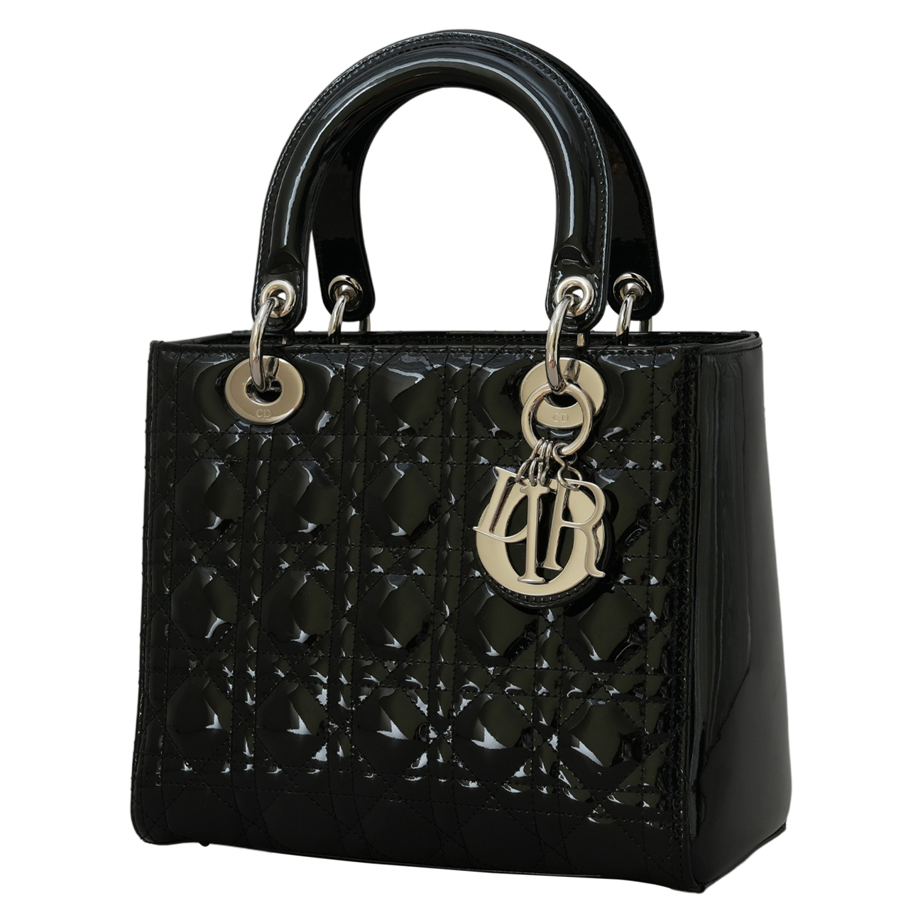 CHRISTIAN DIOR(USED)크리스찬디올 페이던트 레이디디올 까나쥬 미듐
